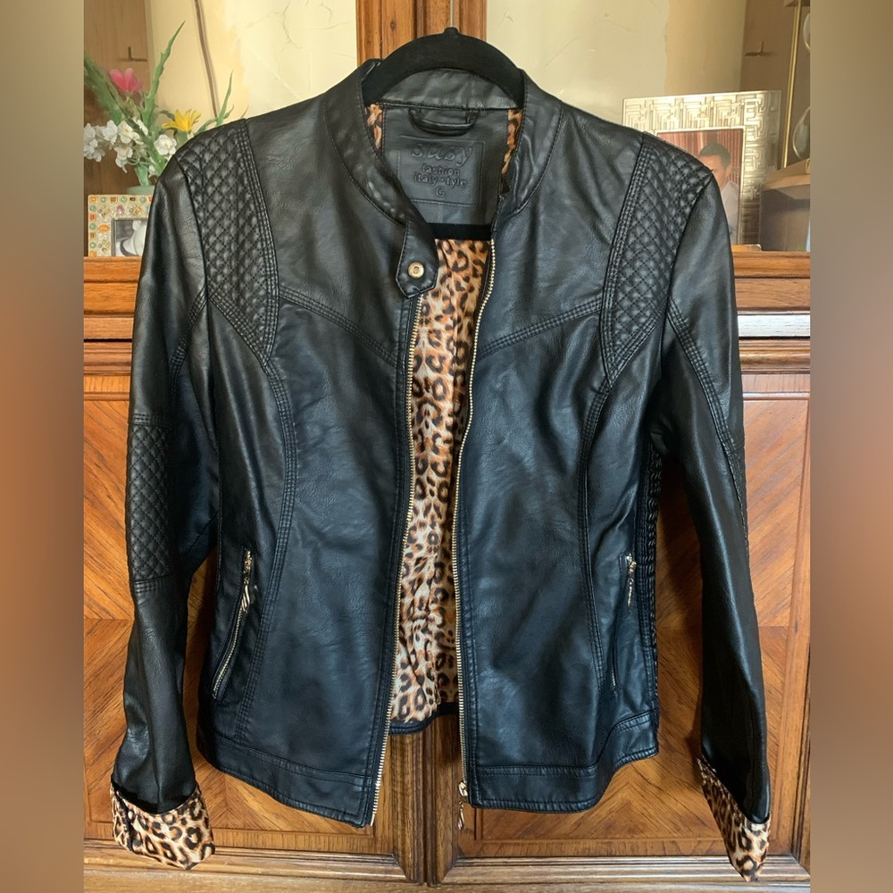 JAQUETA FEMININA SUSY LEATHER JACKET